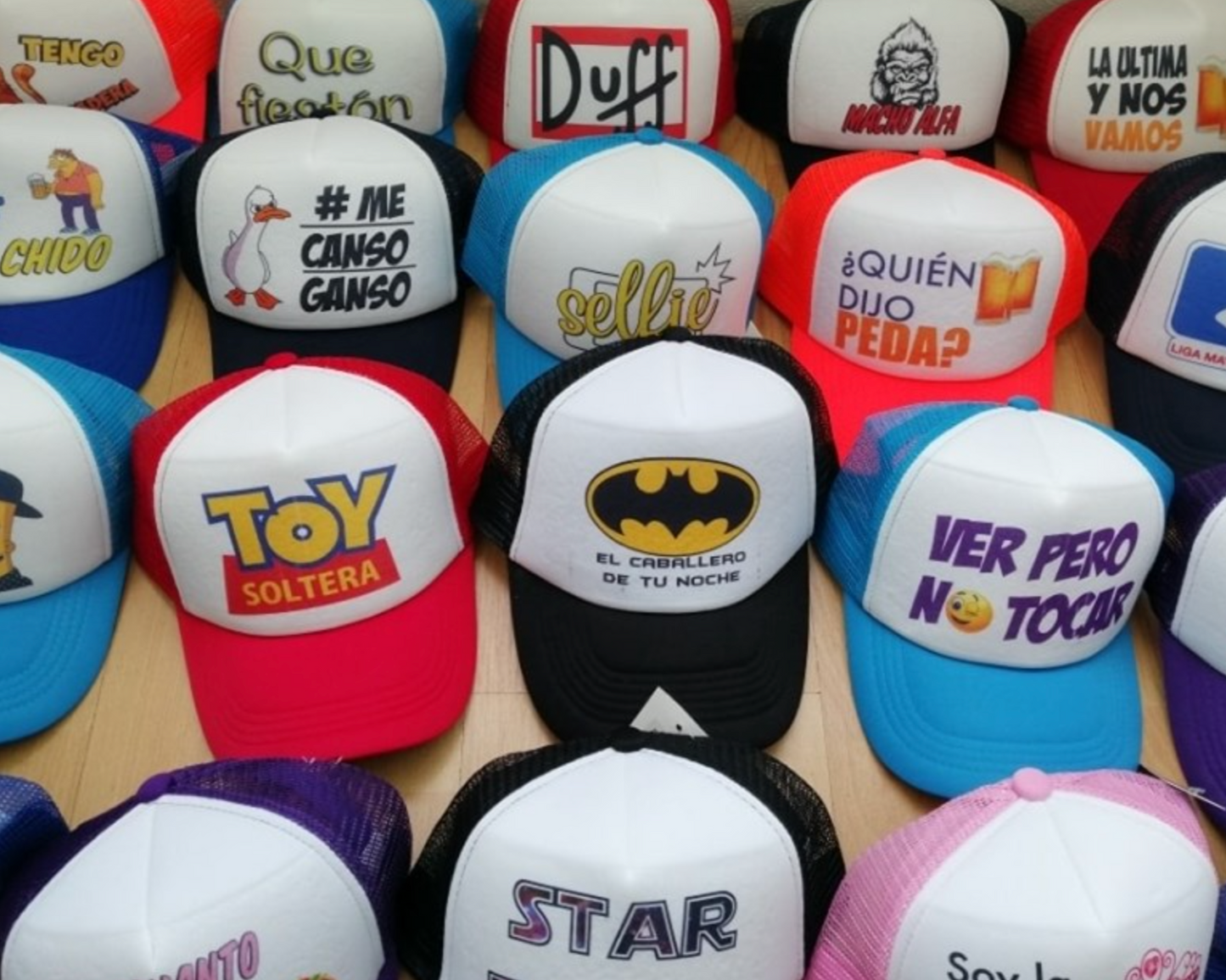 GORRA PERSONALIZADA BATUCADA EVENTOS FRASES DIVERTIDAS